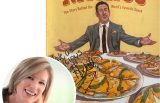author Sandra Nickel and the cover of her book Nacho's Nachos