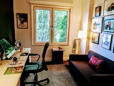 Author Rina Singh's study.