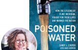 Candy Cooper and the cover of her book Poisoned Water