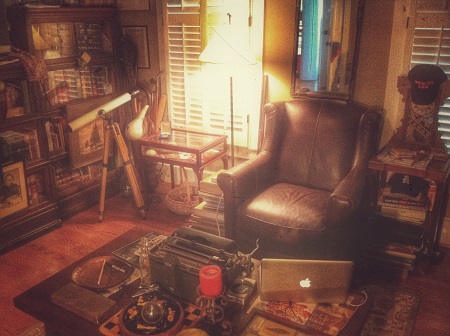 Author Deron Hicks' study.