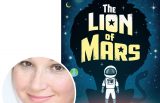 Jennifer Holm and the cover of The Lion of Mars