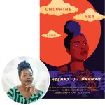 Mahogany Browne and the cover of Chlorine Sky