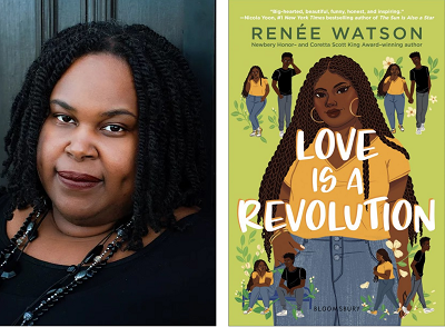 Renée Watson and the cover of Love Is a Revolution