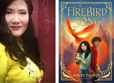 Arnee Flores and the cover of The Firebird Song.