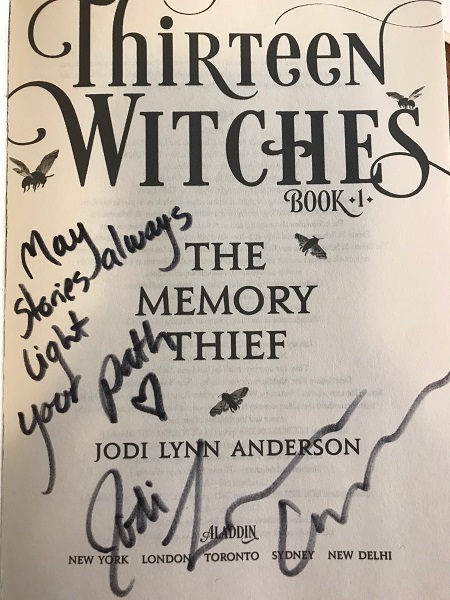 the memory thief jodi lynn anderson