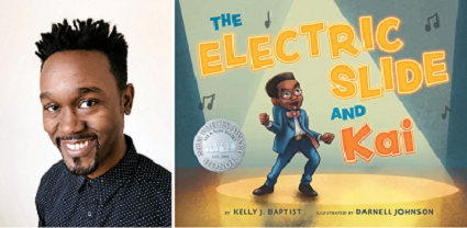 Darnell Johnson and the cover of The Electric Slide and Kai.