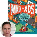 Erica Fyvie and the cover of Mad for Ads