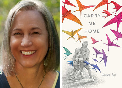 Janet Fox and the cover of Carry Me Hone