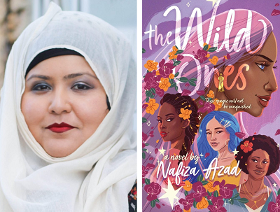 Nafiza Azad and the cover of The Wild Ones