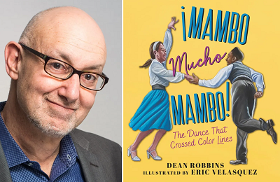 Dean Robbins and the cover of Mambo Mucho Mambo