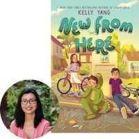 Kelly Yang and the cover of New From Here