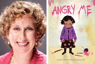 Sandra V. Feder and the cover of Angry Me