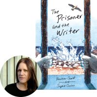 Heather Camlot and the cover of The Prisoner and the Writer