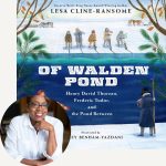 Lesa Cline-Ransome and the cover of Of Walden Pond