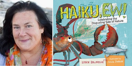 Lynn Brunelle and the cover of Haiku, Ew!