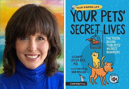 Eleanor Spicer Rice and the cover of Your Pets' Secret Lives