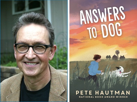 Pete Hautman and the cover of Answers to Dog