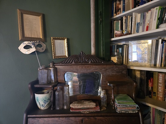 Marcella Pixley's antique writing desk.